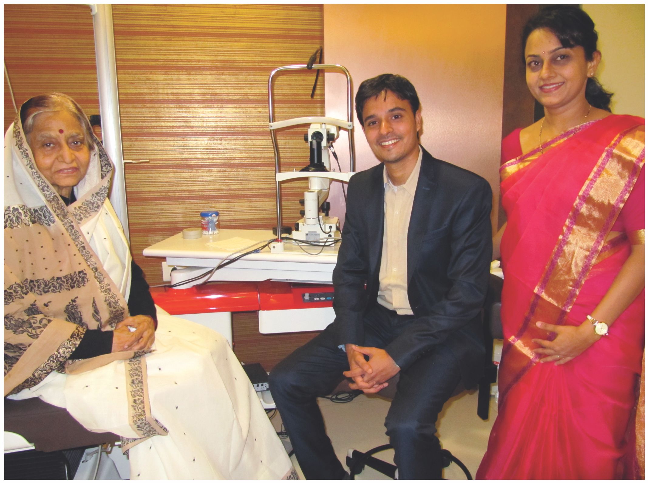 Dr.Vardhaman and Dr.Shrutika with Pratibha Devi Patil (Ex-President)